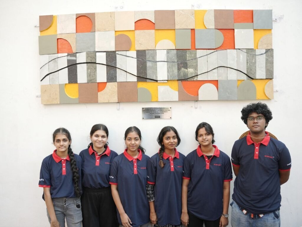 “Transforming Broken tile into Style”, Somany Ceramics collaborates with College of Architecture Trivandrum on National Tiles Day - Business - PNN Digital “Transforming Broken tile into Style”, Somany Ceramics collaborates with College of Architecture Trivandrum on National Tiles Day - Trivandrum(Kerala) , February 24: Somany Ceramics Ltd., a leading name in the tile industry, on National Tiles Day 23rd February 2024, collaborated with the students of College of Architecture Trivandrum to spotlight the artistic potential inherent in waste tiles and to promote sustainability in design. “Transforming broken tile into Style”, showcase the creative potential of broken tiles by repurposing them into stunning mosaics. It promotes the mindset of sustainability in design and aims at waste reduction. Over 20 skilled architecture students utilized their creativity and expertise to repurpose waste tiles into a stunning piece of art measuring approximately 8 by 10 feet in height, which was installed within the College campus. - PNN Digital
