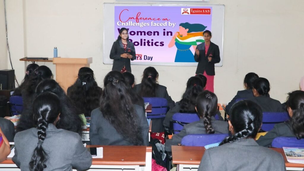 Ignite IAS Academy Shines Light on Challenges Faced by Women in Public Service and Politics on International Womens Day 2024 - National - PNN Digital Ignite IAS Academy Shines Light on Challenges Faced by Women in Public Service and Politics on International Womens Day 2024 - Hyderabad (Telangana) , March 9: Ignite IAS Academy, a leading institution renowned for its commitment to excellence in civil services coaching, hosted a pioneering unique conference on the occasion of International Women's Day. The conference, titled "Breaking Barriers: Empowering Women in Public Service and Politics," brought together distinguished academics, seasoned administrators, passionate students, and eminent leaders to address the multifaceted challenges hindering the progress of women in the fields of public service and politics. - PNN Digital